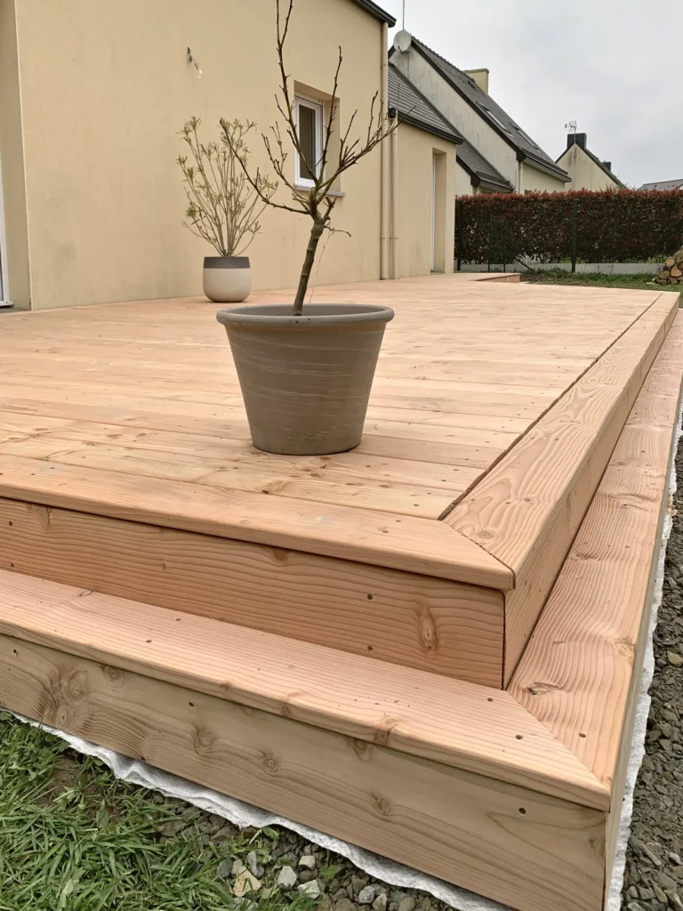 Terrasse en bois Douglas à Pleurtuit, Pleurtuit — photo 2
