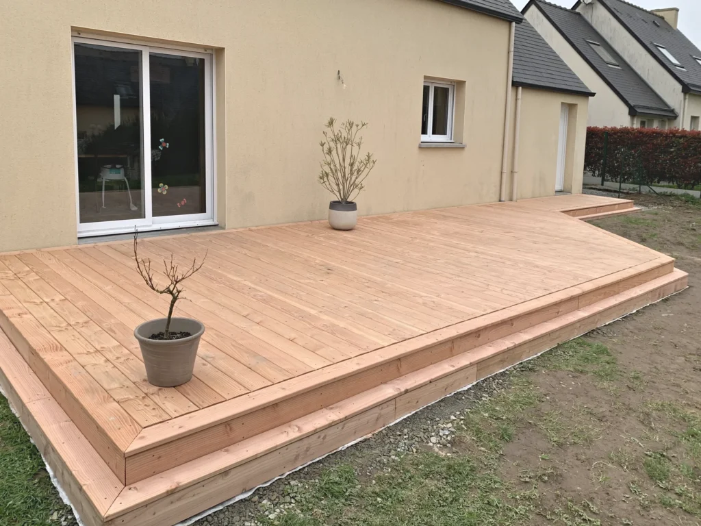 Terrasse en bois Douglas à Pleurtuit, Pleurtuit — photo 3