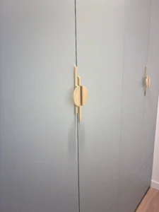 Dressing sur mesure à Saint-Malo — mélaminé vert, détail 1